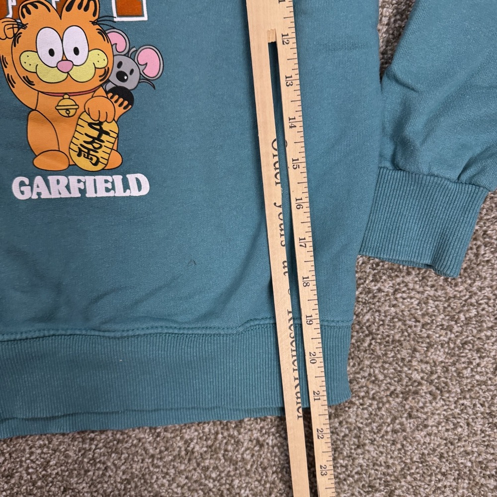 Zara Teal Kyoto City Garfield Sweatshirt - Picture 4 of 9